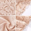 Pikkukuva 5 / 5: 3 Pieces Naisten kukkainen pitsiputkitoppirintaliivit Bandeau olkaimettomat rintaliivit Combination1