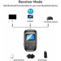 Pikkukuva 3 / 5: 3-in-1 Bluetooth lähetin ja -vastaanotin, Bluetooth 5.0 -lähetin näytöllä, langaton Bluetooth vastaanotin ja 3.5