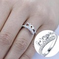 Miniatyrbilde 3 av 5: Mote Zircon Innlagt Hul Mor Brev Finger Band Ring Mødre&#39; Dagsgaver US 6
