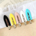 Miniatyrbillede 2 af 5: 4 stk No Bend Sømløse Hårklemmer Sidepande Fix Frynser Barrette Makeup Vask Ansigtstilbehør Pink 9