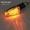Miniatyrbilde 4 av 5: 4 stk E-merket LED Blinklys Motorsykkel Blinklys Indikator 14 LED Vanntett Amber Light 12V for M10 Universal Mo