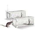Miniatyrbild 1 av 5: Catch Trap, 2 st Catch Trap-bur, återanvändbar råttfälla för att fånga möss råttor och andra liknande gnagare (lätt) (2 stycken)