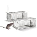 Miniatyrbillede 1 af 5: Catch Trap, 2 stk Catch Trap bur, genanvendelig rottefælde til at fange mus, rotter og andre lignende gnavere (let) (2 stk.)