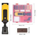 Miniatyrbild 2 av 5: Laminatreparationshandverktygssats, vaxsystem för golvbänkskiva, spån, repmejsel