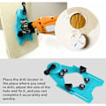 Miniatyrbillede 2 af 5: Tile Punch Locator Justerbar størrelse åbning (Tile Punch Locator) Velegnet til værktøjsrum