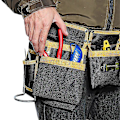 Miniatyrbillede 3 af 5: Forklæde Bælte Multi Pocket Carpenter Tool Bæltepose Justerbar