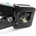 Miniatyrbilde 2 av 5: RJ45 krympetang Krympeverktøy for RJ11/RJ12 nettverks- og telefonkabler - 3-i-1 modulært telekompresseverktøynett