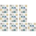 Pikkukuva 2 / 4: 10 kpl 3D-kristallilaattatarrat tee-se-itse vedenpitävät itseliimautuvat seinätarrat 10x10cm