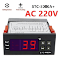 Miniatyrbilde 1 av 5: Stc-1000 Stc-3000 3008 3018 3028 Digital temperaturkontroller Stc-8080a+ Stc-200 Stc-100a Termoregulator 110-220v 10a STC-8080A 220V