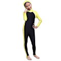 Miniatyrbild 1 av 4: Badkläder för barn, flickor Burkini Cover Islamiska badkläder Gold 6-7 Years