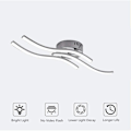 Miniatyrbillede 4 af 5: Trebølgelys 18W Varm hvid Trebølgeloftslys Enkelt 18W 1600 Lumens Integreret LED,