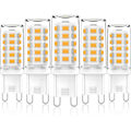Miniatyrbillede 1 af 5: G9-33 perler-3W varmt hvidt lys (3000K) 5stkG9 lampe perler varm hvid pære 220v majs pære, til stue, soveværelse