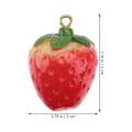 Miniatyrbild 3 av 3: 10 st Miniatyr fruktdekorationer Dinglar fruktberlocker