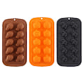 Miniatyrbilde 1 av 5: Spooky Halloween-formet isbitbrett / matformer - morsomme skumle design