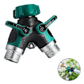 Miniatyrbillede 1 af 5: Y-formet 2-vejs haveslangesplitter