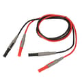 4 mm bananplugg testledning, rett til rett, støpt, multimeterkabel (P1032)