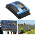Miniatyrbild 3 av 5: Dubbel USB LCD-skärm Solar Charge Controller 40a Mppt Automatisk Solcell Panel Charge Regulator