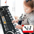Miniatyrbillede 2 af 5: Elektronisk klaver Elektronisk keyboard Digital klaver 61 tangenter Elektronisk klaver Begynder Keyboard Klaver Legetøj Børn