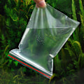 Miniatyrbilde 3 av 4: 12 X 17cm 100 stk Tykke klare plastposer Polyester Slitesterk Gjenlukkbar Zip Lock Seal Pakking Klær T-skjorte Sko Leker Glidelåsposer