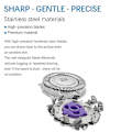 Miniatyrbilde 3 av 5: Tre Hq8 Philips barberhoder Hq8445 Hq7140 barberblad 9