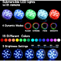 Miniatyrbillede 3 af 5: Dykning LED poollys, dekorative farveskiftende lys, velegnet til akvariebade, vaser, pools, damme, (28 Button Su