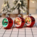 Miniatyrbillede 4 af 5: Julegave plastik lys Julepynt kugler Red