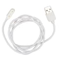 Smart Watch Laddare Magnetisk USB-kabel för Band 8 7 6 Pro Vit