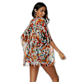 Pikkukuva 3 / 3: Boho printed Bikinit Cover Up Chiffon-rantavaatteet