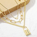 Miniatyrbilde 4 av 5: Halskjede Hjerte Perle Metallic Element Choker Motesmykker B1609 N2003-19