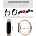 Miniatyrbilde 4 av 5: Mi Band 3/4 metallstropp