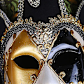 Pikkukuva 2 / 2: Peint Halloween Ball Party Mask Premium Venetian Ladies Show Mask Noir
