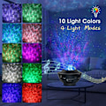 Pikkukuva 5 / 5: Kodinsisustusvalo Star Projection Music Mood Light (Black Shell),