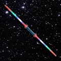 Miniatyrbild 3 av 3: 2-pack - Double Lightsaber / Laser Sword - 75 cm multicolor multifärg