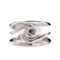 Miniatyrbilde 1 av 5: Kvinner Ring galvanisering Lett kunstnerisk bølgedesign fingerring til fest US 9