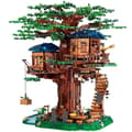 Fire Årstider Træhus Scene Jungle Byggeklods IDÉER Serie MOC 21318 Byggemodel Mursten Samlelegetøj Børnegave