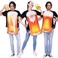 Pikkukuva 3 / 3: Karnevaalin hauska asu Oktoberfestin mekko Aikuisen miehen ja naisen esitysasusteet