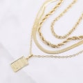 Miniatyrbild 4 av 5: Halsband Flerlagers modesmycken B1850 N2011-3