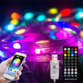 Miniatyrbilde 2 av 5: Symphony rgb line strenglys utendørs vanntett puv julepynt eventyrlys 8 funksjoner, 5 meter 50 lys