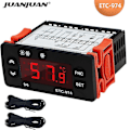 Miniatyrbilde 1 av 3: Etc-974 Digital temperaturkontroller Mikrodatamaskin Termostater Termostat Kjølealarm 220v Ntc Sensor