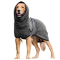 Miniatyrbild 1 av 2: Husdjurskläder Hundhanddukstorkrock Pyjamasrock Varm Dark Grey 4XL