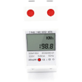 Miniatyrbillede 1 af 5: DDM15SC enkeltfaset 2P stort multifunktionskinnemåler LCD-display. 20(80)A