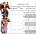 Miniatyrbillede 2 af 2: Dame 3 stk Bikini Sæt Push Up Halter Badedragt White M