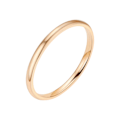 Miniatyrbilde 1 av 5: Fingerring Elegant glatt overflate minimalistisk enkel stil tynn stablering til bursdag Rose Gold US 5
