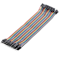 Miniatyrbillede 1 af 4: 40-bens testledning - 40p Dupont-ledning 40p Kreativ og praktisk 30 cm-stik han til femCatherine