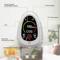 Miniatyrbillede 3 af 5: Kuldioxiddetektor, husholdningstermometer og hygrometer, C02-detektor, to i én, (CO2-detektion + temperatur og
