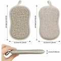 Miniatyrbild 4 av 5: Set med 8 tvättbar disksvamp Köket Antibakteriell Återanvändbar mikrofiber skursvamp Dubbel svamp svamp fo