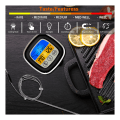 Miniatyrbild 3 av 5: (Grå med vit mittram) Digital färgdisplay kökstermometer