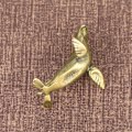 Miniatyrbillede 4 af 5: Anti-rust segl figur mikro landskab kobber enkel tekstur poleret segl Ornament til skrivebordet