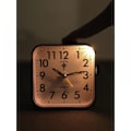 Miniatyrbild 5 av 5: Liten 8 cm svart analog väckarklocka Batteridriven, Tyst, Light On Demand & Snooze, Beep, Soft Wake Up, Alarm Clock