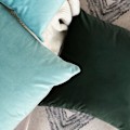 Miniatyrbillede 4 af 5: Sæt med 2 dekorative fløjlspudebetræk Sofa Pudebetræk Super Glat Blød Dekoration Hjem Stue Soveværelse Til Sofa 2 stk. 30x50cm Vand Gree